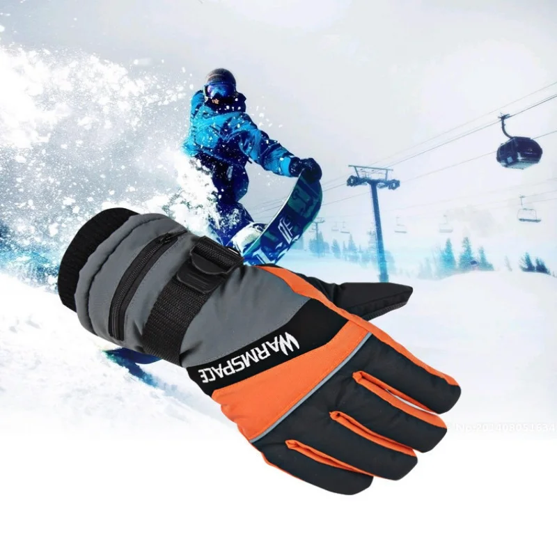 1 пара зима USB грелка для рук Электрические теплые перчатки водонепроницаемые теплые перчаток питание для езды на велосипеде мотоцикл лыжные перчатки