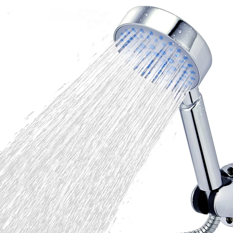 Shower-Nozzle Spray Round-Panel Rainfall Water-Saving Adjustable Handhold Zhangji 5-Modes
