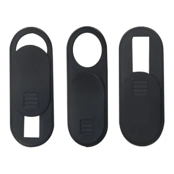

Black Webcam Cover Thin Security Shield Tools Privacy Protection Sticker Universal Car Camera Durable Small For Tesla Model 3