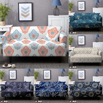 

Homesky Vintage Flower Sofa Cover Set Elastic Couch Cover Sofa Covers for Living Room Pets Cubre sofa L Shape Slipcover