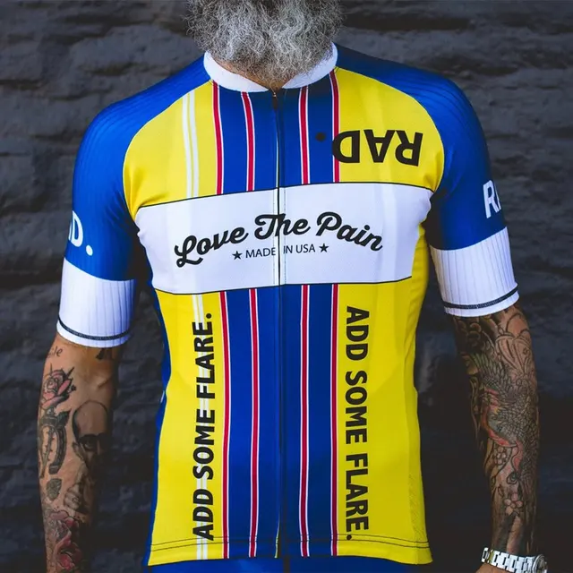Love The Pain Cycling Jersey Man Summer 