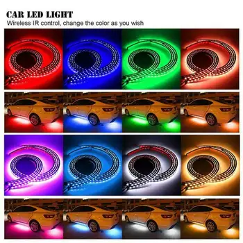 

Car LED Strips RGB Under System Neon Light 60cm+90cm DC12V Super Bright