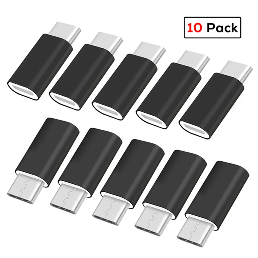 10 шт./упаковка USB-адаптер для Samsung A50 A51 A52 A71 A72 Huawei Xiaomi | Мобильные телефоны и