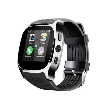 

T8 Bluetooth Smart Watch With Camera Support SIM TF Card Pedometer Men Women Call Sport Smartwatch For Android Phone PK Q18 DZ09