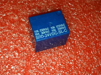 

5pcs/lot SRD-24VDC-SL-C 24VDC 10A relay PCB T73-24V 5 feet SRD-24VDC-SL-C