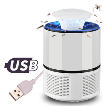 

LED Light Lamp Pest Control PortableB Charging Electric Fly Bug Zapper Mosquito Insect Killer