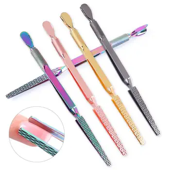 

Multi-function Double Head Nail Art Manicure Clip Remove Tool Manicure Shaping Tweezers Clip Nails Tips Design Accessory