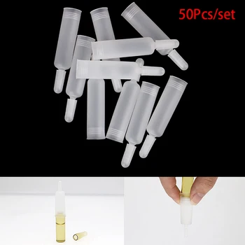 

50Pcs 2ml Emery Glass Bottle Silicone Dropper Vial Opener Drippers