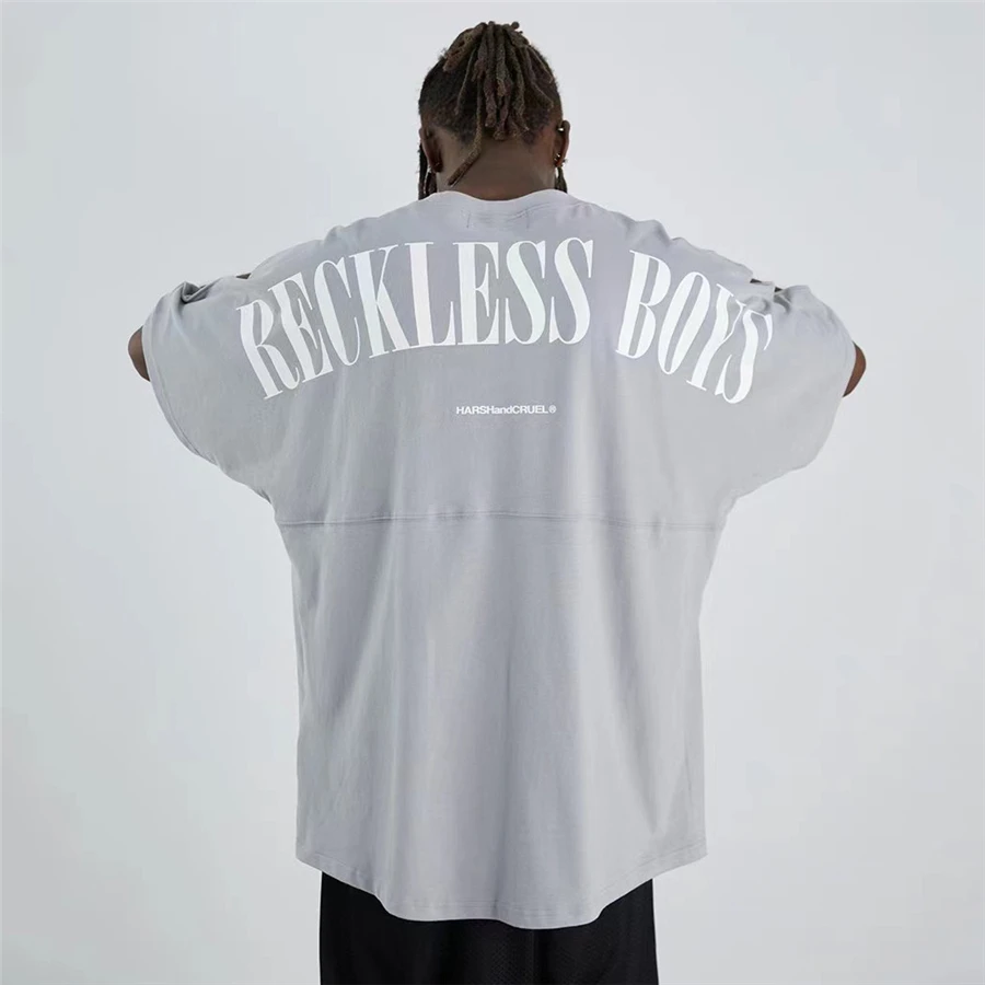 New Men Oversized T-shirt Men's Sports 