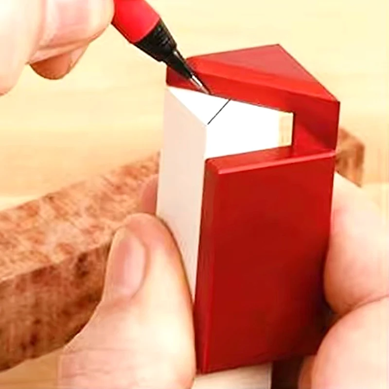 45 Degree Line Scriber Cylinder Round Center Line Woodworking Layout Tools Inch Aluminum alloy Line Scriber Woodworking Tools