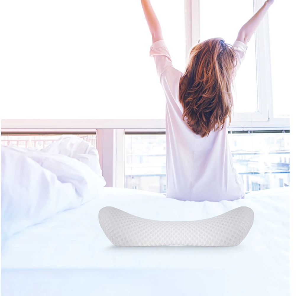 

Pregnant Women Memory Foam Bed Lumbar Sleeping Pillow Crescent Maternity Waist Support Cushion