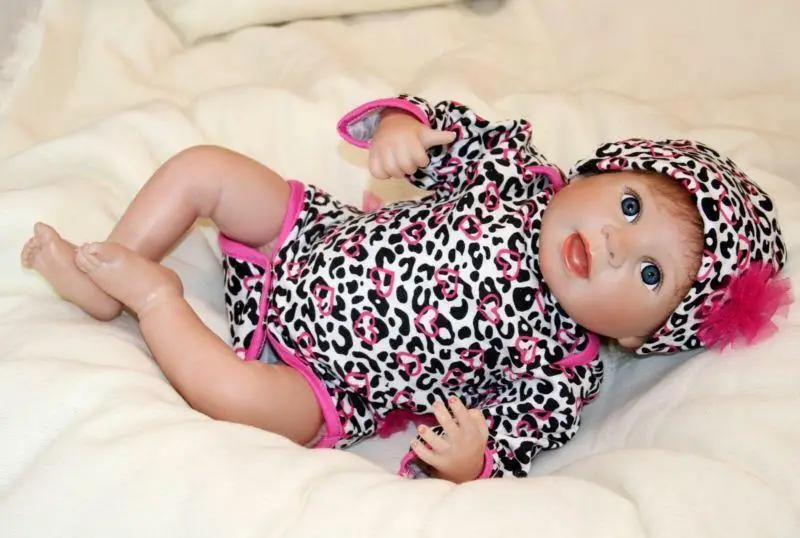 20 дюймов ручной работы кукла реборн реалистичные Bebe Reborn baby girl виниловый силиконовый подарок для ребенка силиконовые Reborn Baby Doll Reborn