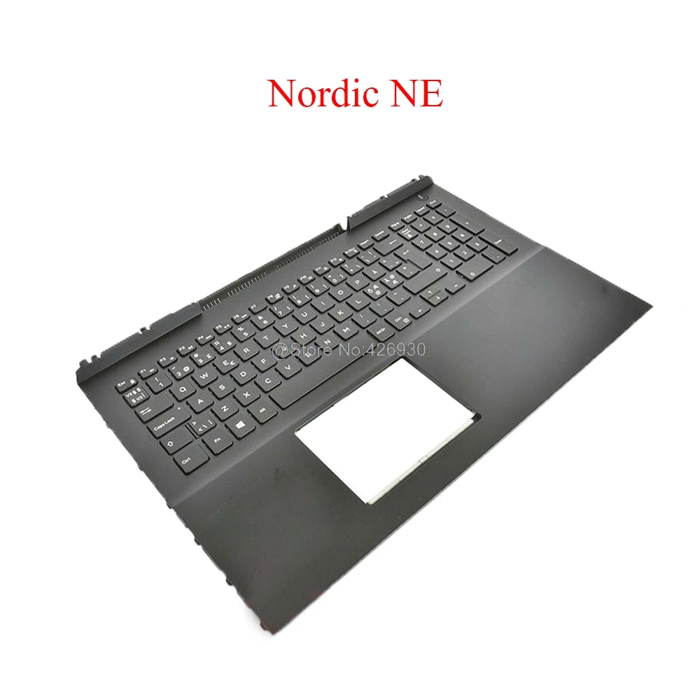 Ноутбук Palmrest SL SP CZ BG NE клавиатура для DELL Inspiron 15 7566 7567 P65F 0MDC8K MDC8K 07VX26 013GJP 0HKNH5 0CM29P