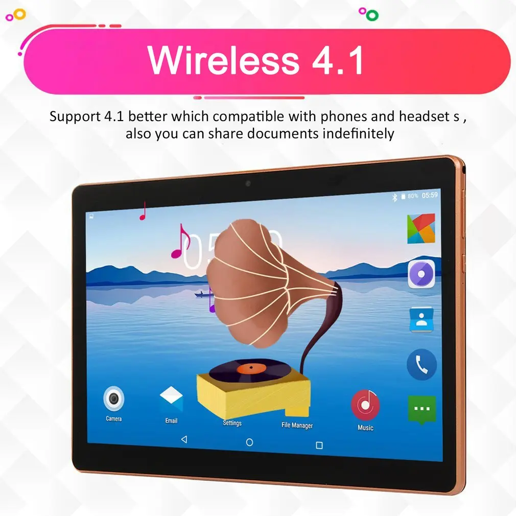 Цена 10,1 дюймов для Android 8,1 пластиковый планшетный ПК 6 ГБ + 64 Гб 10 ядерный wifi планшет 16.0MP камера двойная SIM камера wifi телефон Phablet