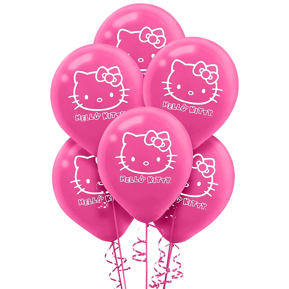 10pc 10inch Rose Red 10 шт., латексный воздушный шар hello kitty для вечеринки, дня рождения, свадьбы, детские игрушки, надувной воздушный шар - Цвет: 10pc 10inch Rose Red