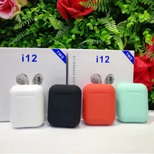 TWS Bluetooth Earphone i12 Touch Key Wireless Headphone Earbuds Sports Headsets For iPhone Samsung Xiaomi Smart Phone baseus s01 bluetooth earphone wireless headsets for iphone samsung xiaomi magnetic switch earbuds auricular bluetooth earpieces