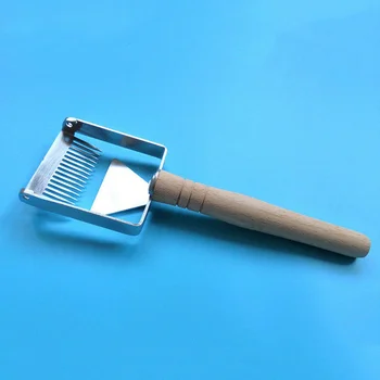 

Stainless Steel Bee Hive Uncapping Honey Fork Scraper Shovel Beekeeping Tool AC889