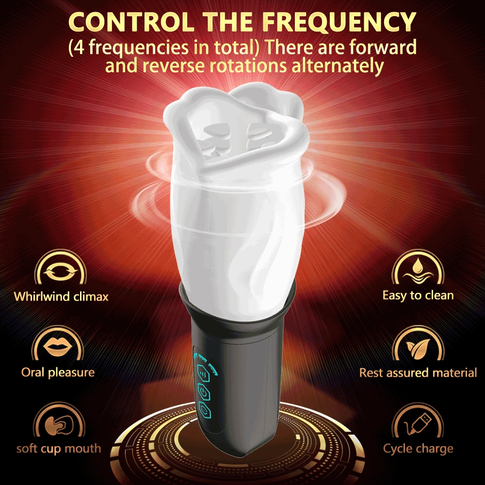 Vibrateur Anal Rotatif 360° - Noir, Marque Hainuo, Pour Adultes, Neuf