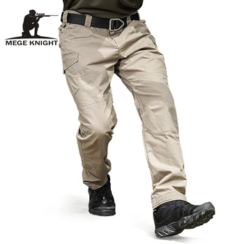 

MEGE Tactical Pants Military Casual Cargo Pants Army Combat Trousers Cotton Stretch Ripstop Multi Pockets militar Mens Clothing