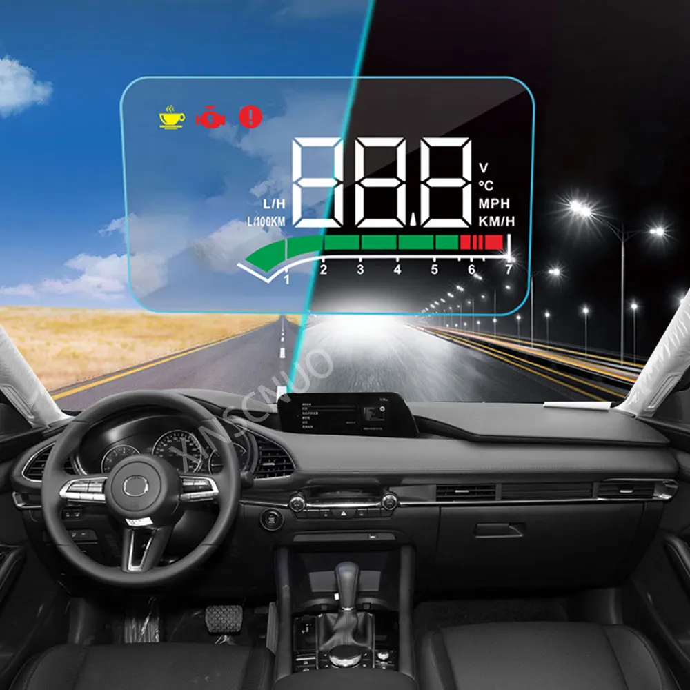 ڵ HUD  ÷,  3,  3, Ǽ 2014-2018, 2019 2020, OBD  ӵ, ڵ OBD2 ÷