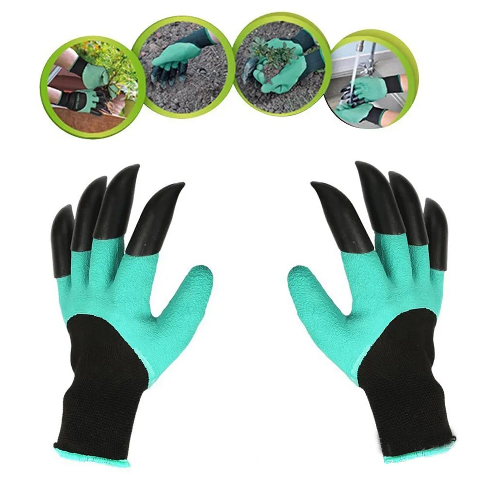 Paire De Gants Nitrile Verts – Tailles 8, 9, 10 – Pour Ménage, Bricolage Et Jardinage