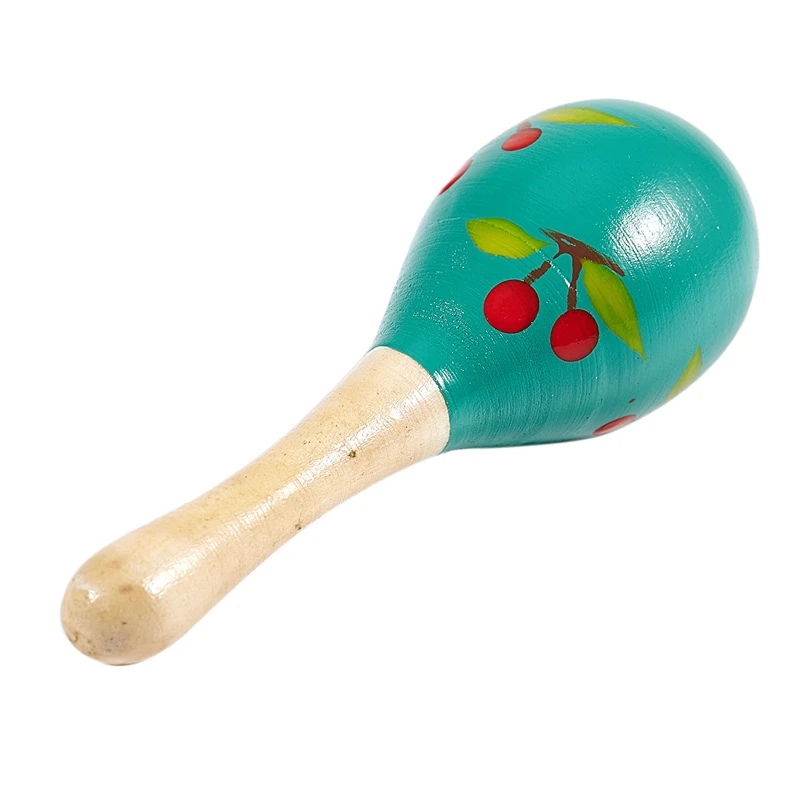 1 PC Mini Wooden Ball Percussion Musical Instruments Sand Hammer Children Toys