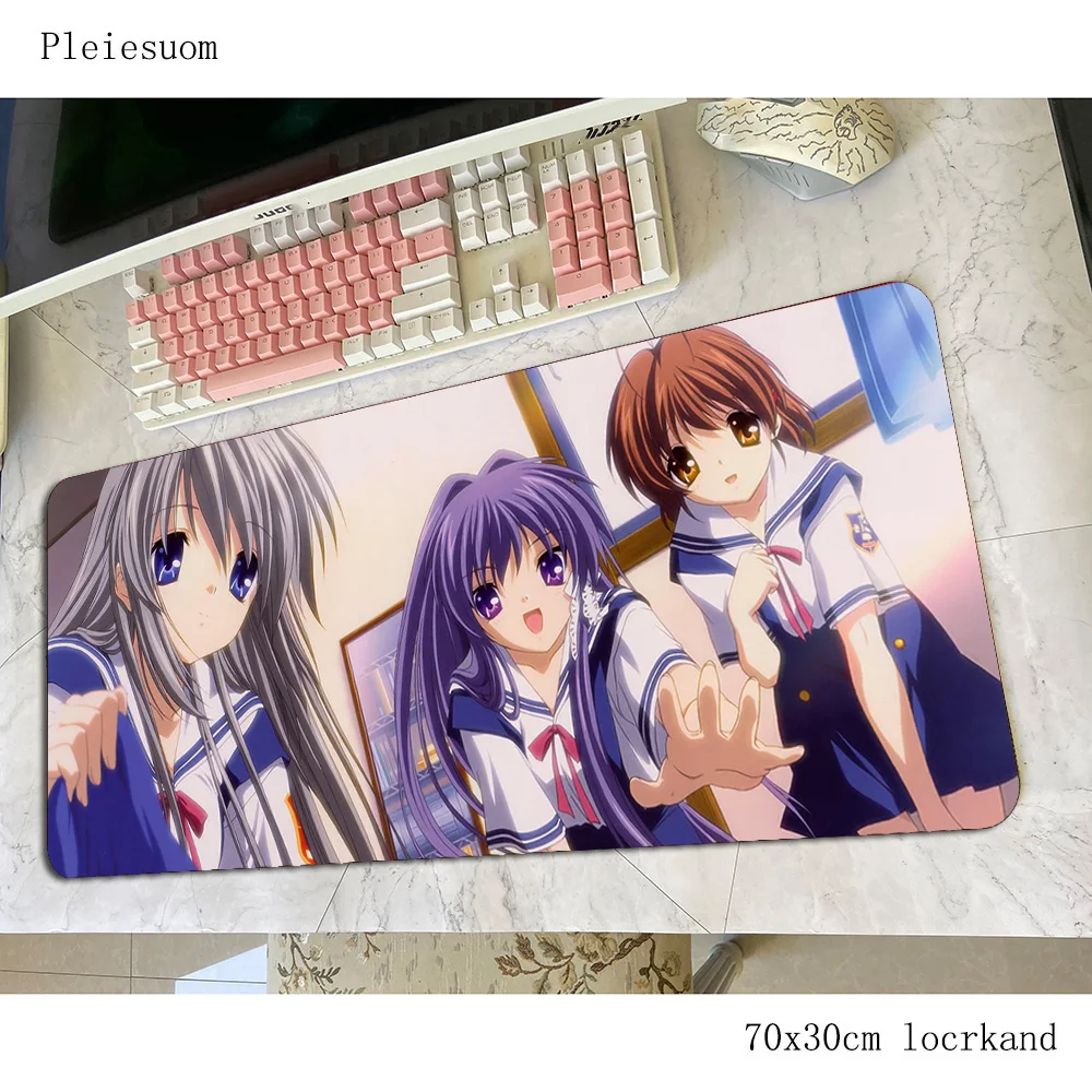 Clannad Mouse Pad Cheapest Computer Mat 70x30cm Gaming Mousepad Large Hd Print Padmouse Keyboard Games Pc Gamer Desk Mouse Pads Aliexpress