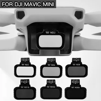 

For DJI Mavic Mini ND2/ND4/ND8/ND16/ND32/ND64/CPL/PL Lens Filter Camera Replacement Optical Glass Accessories Waterproof Black