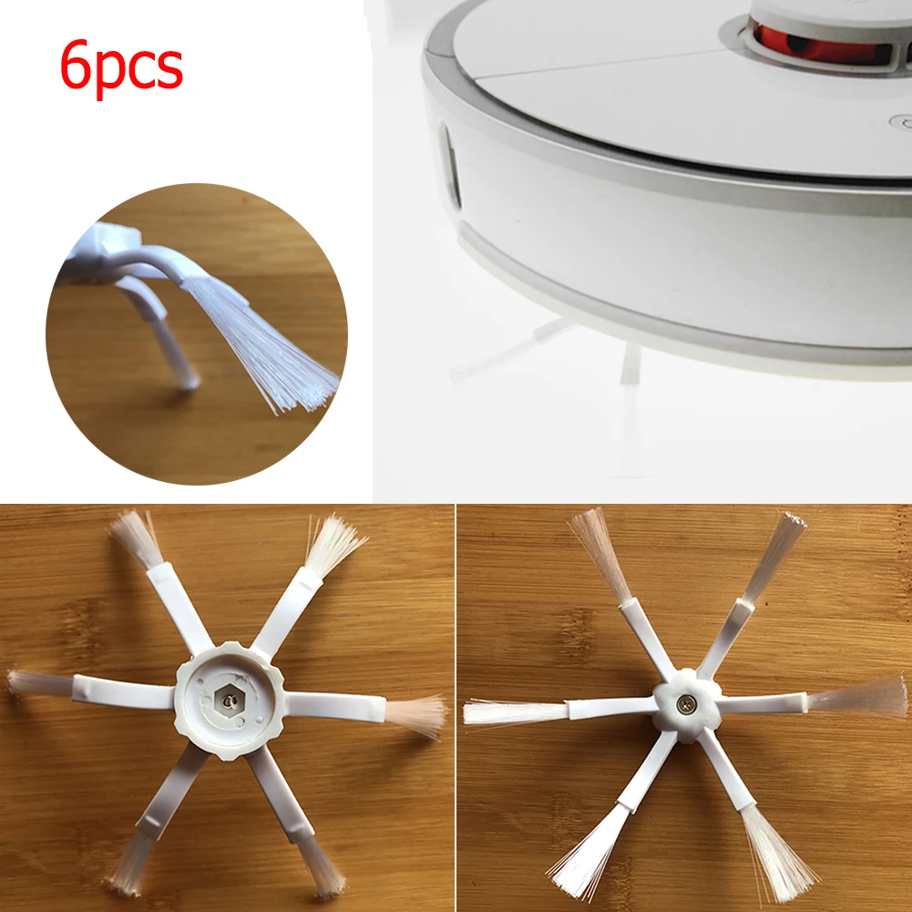 6 сторона 6 угловая щетка для Millet/Roborock S50 S51 S55 робот пылесос аксессуары-кисти фильтр подметальная машина аксессуары набор