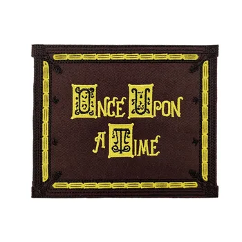 

5.25" Once Upon A Time TV Series Book Image LARGE Patch tv movie series Embroidered Iron on Badge cosplay Halloween Costume