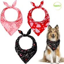 Cheap Valentine Dog Bandana Wedding Triangle Dog Scarf Washable Reversible Printing Loving-Heart Bibs Dog Kerchief Set Cheap Valentine Dog Bandana Wedding Triangle Dog Scarf Washable Reversible Printing Loving-Heart Bibs Dog Kerchief Set