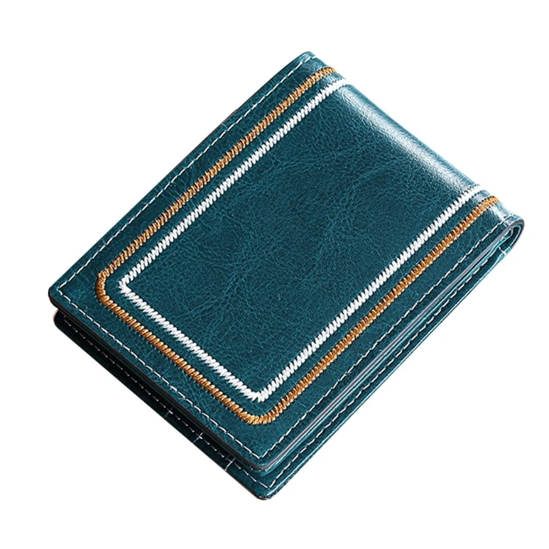 

Mini Slim Credit Card Bifold Wallet Case Organizer Holder Pouch Driver License Leather Purse Pocket