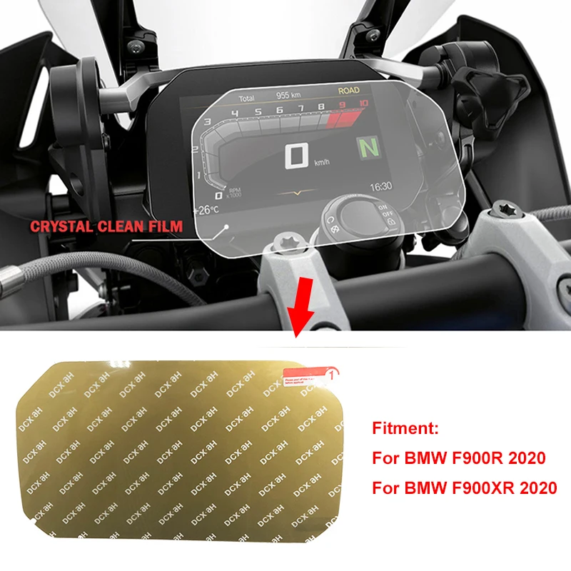 

F900XR Cluster Scratch Protection Film Instrument Dashboard Cover Guard TPU Blu-ray For BMW F900R F900XR F 900 R F 900 XR 2020