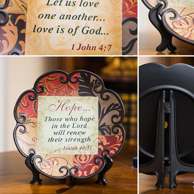 American Decorative dish Creative Living Room Genuine Decoration European Study Wine Cabinet Decoration Crafts Ceramic plate