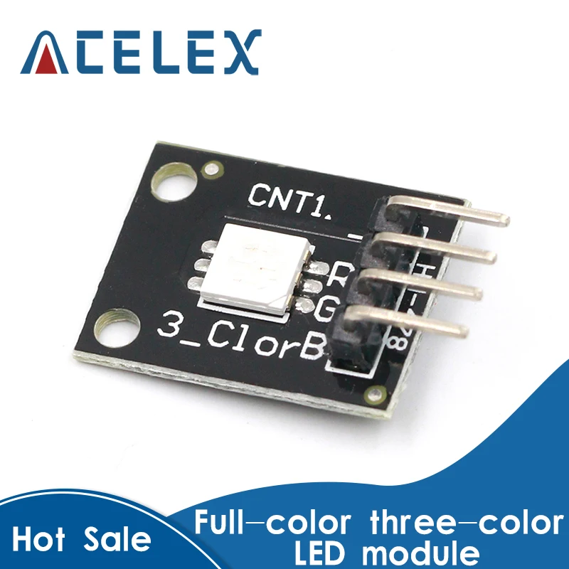 Светодиодный модуль 5050 Pwm RGB SMD 5 шт. 3 цвета светильник для Arduino MCU Raspberry CF |