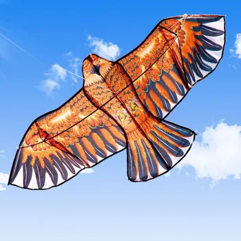 

1.1m 1.4m Flat Eagle Kite With 30 Meter Kite Line Children Flying Bird Kites Outdoor Toys For Kids Toys Gift Kite Tools