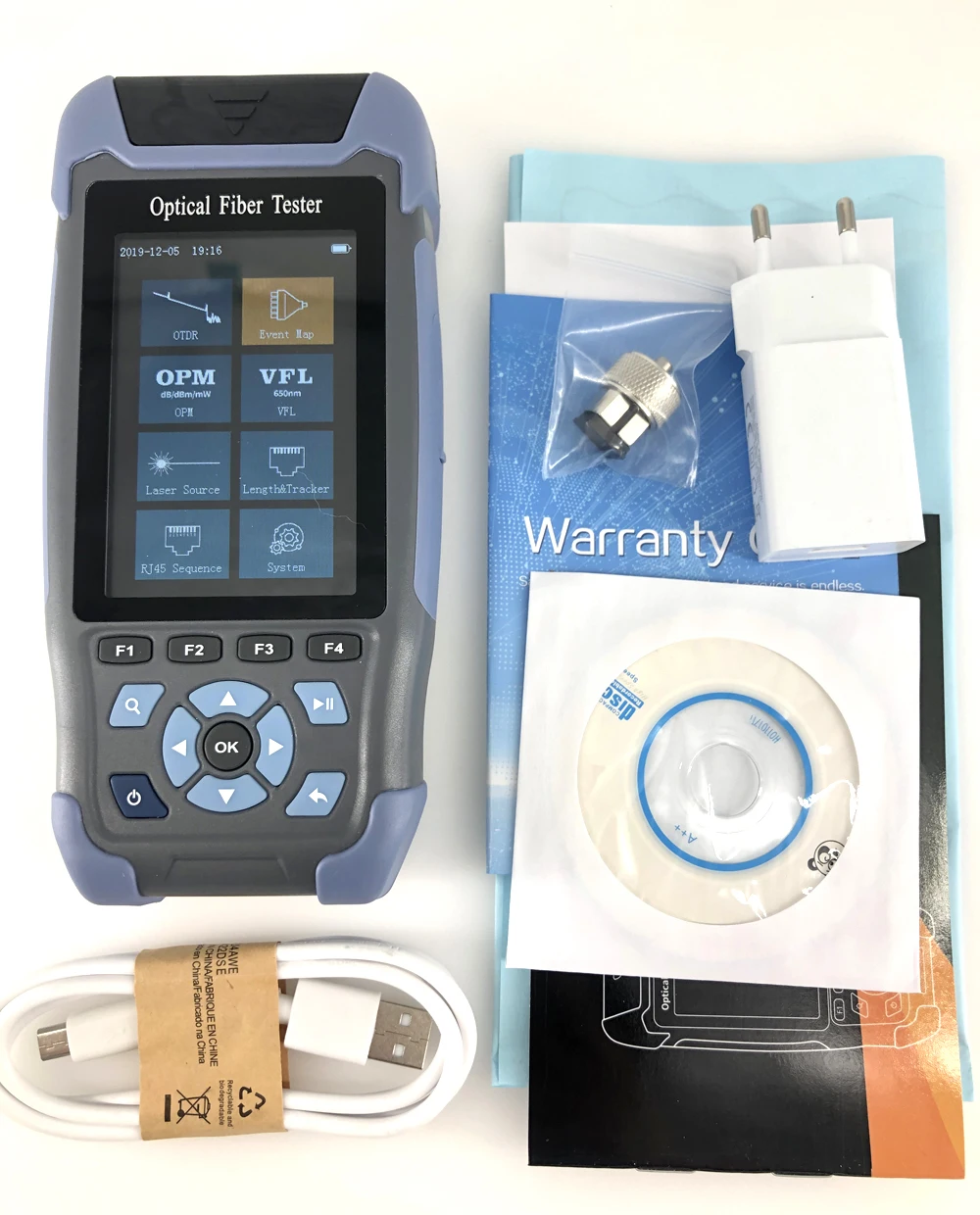 Russian OTDR Fiber Optical tester  with 9