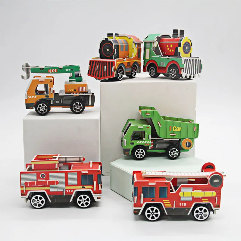 2021 Детский пазл из трафика сделай сам обучающие игрушки для детей детские