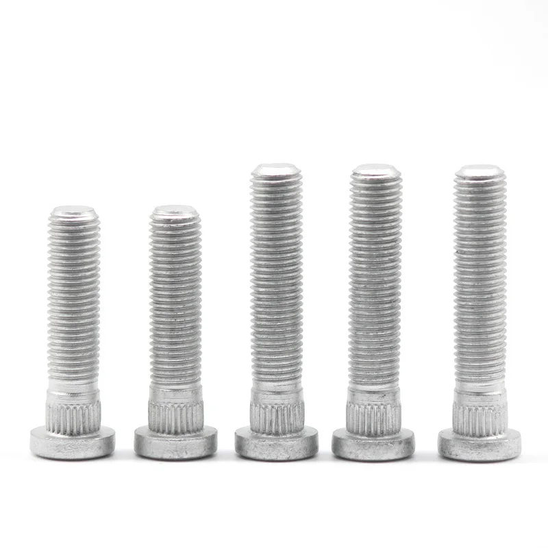 10/20pcs Spline diamet 12mm-M12x1.5/M12x1.25 Car Wheels Lug Bolts Wheel Lug Lengthen screw auto fasteners car screws For Honda Accord Suzuki Swift Jimny