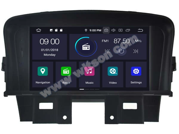 " Восьмиядерный Android 9,0 Pie OS автомобильный DVD Мультимедиа Навигация gps радио для Chevrolet Cruze 2008-2012 и Holden Cruze 2008-2012