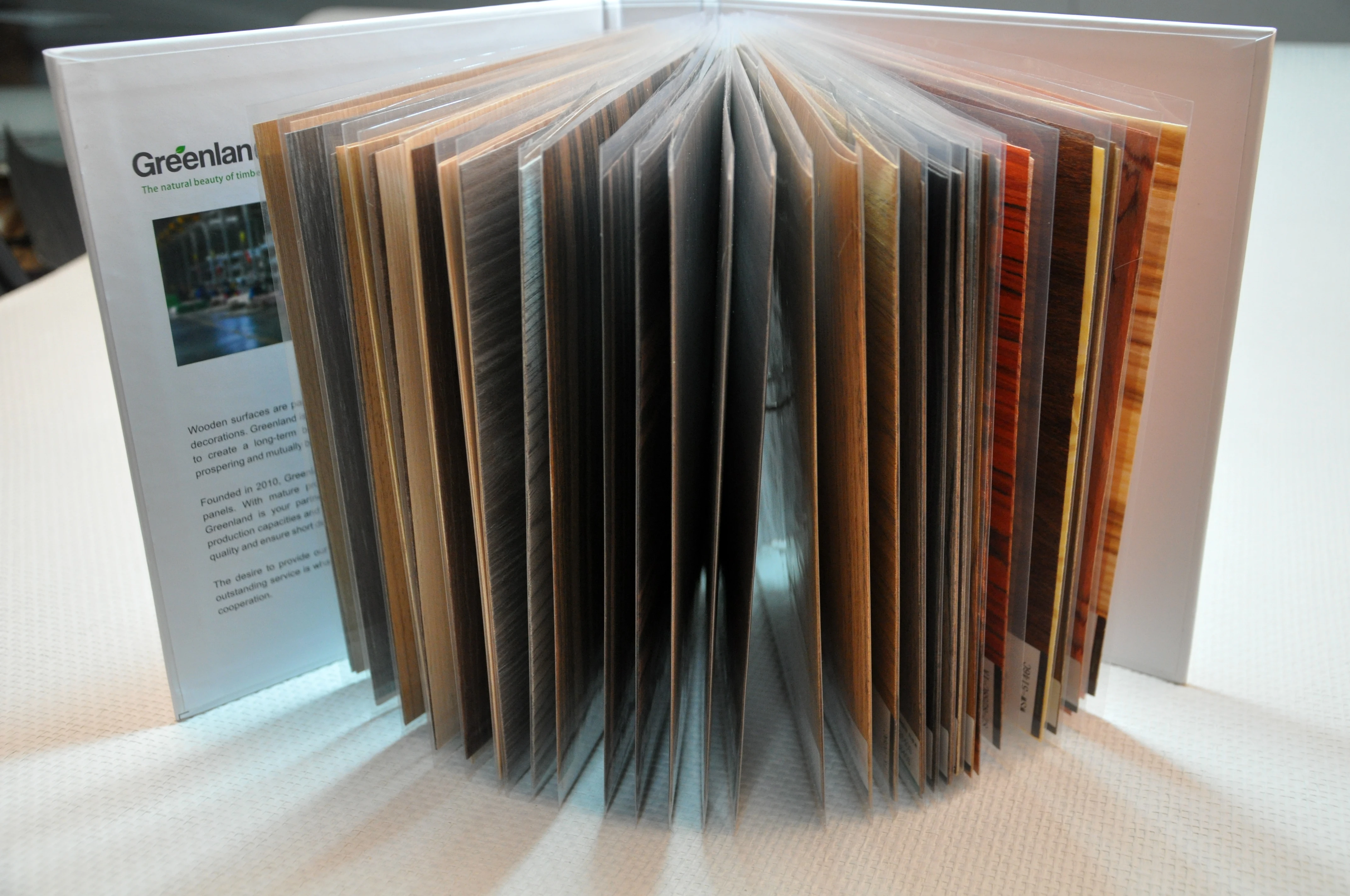 GREENLAND 76 pieces Engineered Wood Veener Sample book
