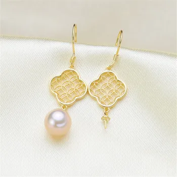 

Stud Earring Accessories Carven 925 Sterling Silver Ear Wires Earrings Hook for DIY Jewelry Earrings Making Supplies Accessor