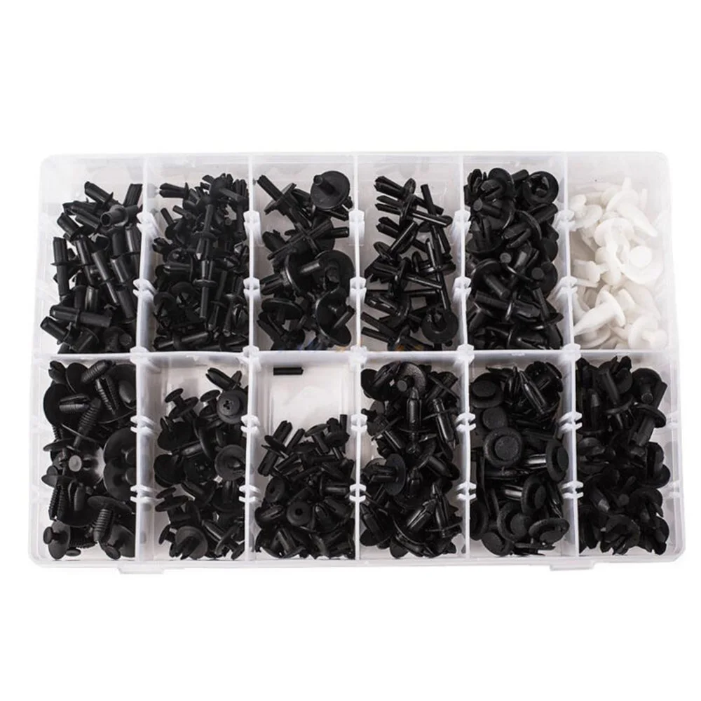 Замена зажимов, заклепок, ассортимент, крыло, авто, нажимной штифт, крепеж