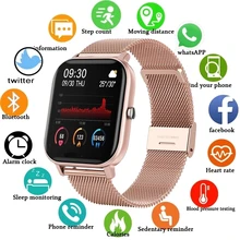 

LIGE New Ladies Smart watch Heart Rate blood Pressure Monitoring Fitness tracker Sports Female smart watch Male For Android iOS