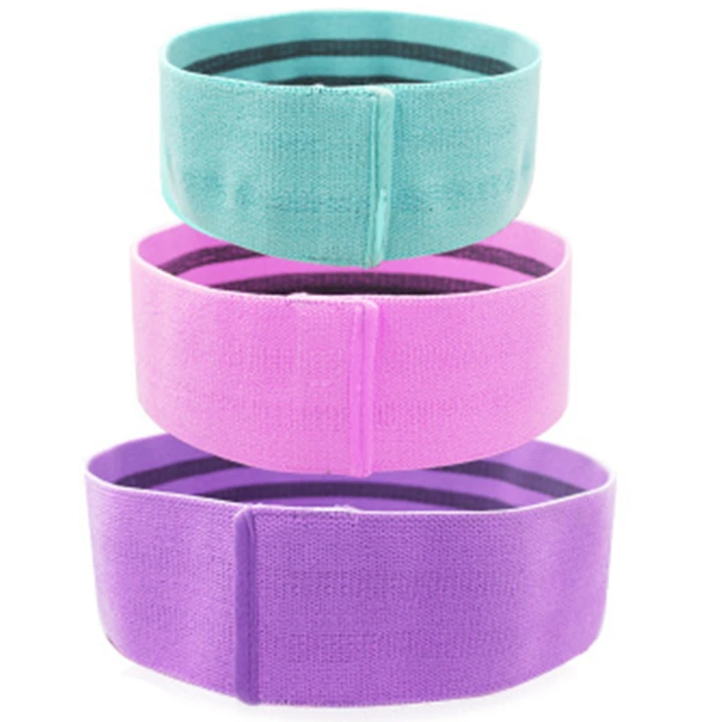 

Resistance Abuse Buttocks Anti-Slip Elasticity Buttocks Hoops Squat Resistance Ring Yoga Stretch Band 3 Piece Set