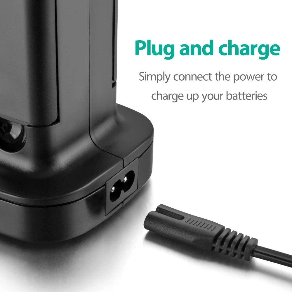 Turpow 2 шт батареи для Xbox 360 беспроводной/проводной контроллер ni mh 3V 6000mAh зарядный