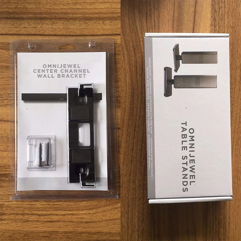 Wall Shelf Speaker Bracket Black 