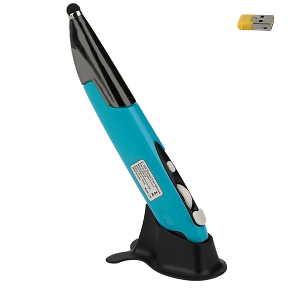 2,4 ГГц беспроводной для ПК ноутбука Презентация обучение Рисование USB емкостный стилус мини оптическая мышь ручка компьютерные аксессуары