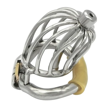 Ergonomic Stainless Steel Stealth Lock Male Chastity Device,Cock Cage,Penis Lock,Cock Ring,Chastity Belt,S095 6