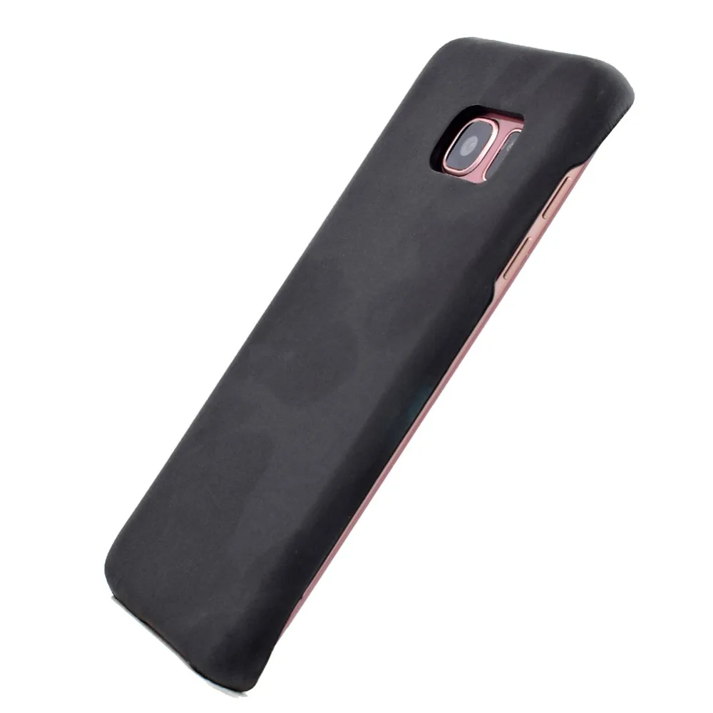 Сменный цветной чехол для телефона samsung S7 Edge S8 Plus S9 Plus S10 plus S10 lite Note 9 Note10 PRO Shell датчик температуры